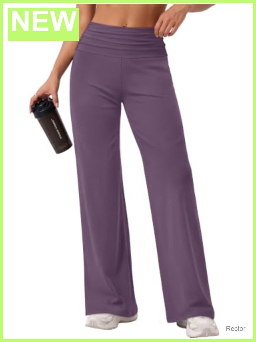 Wide Leg Yoga Pants High Waist Ruched Tummy Control Active Lounge